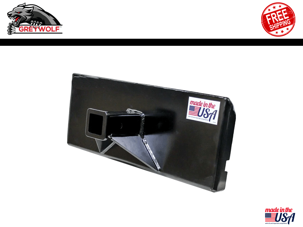 GREYWOLF mini skid steer 2" receiver hitch plate