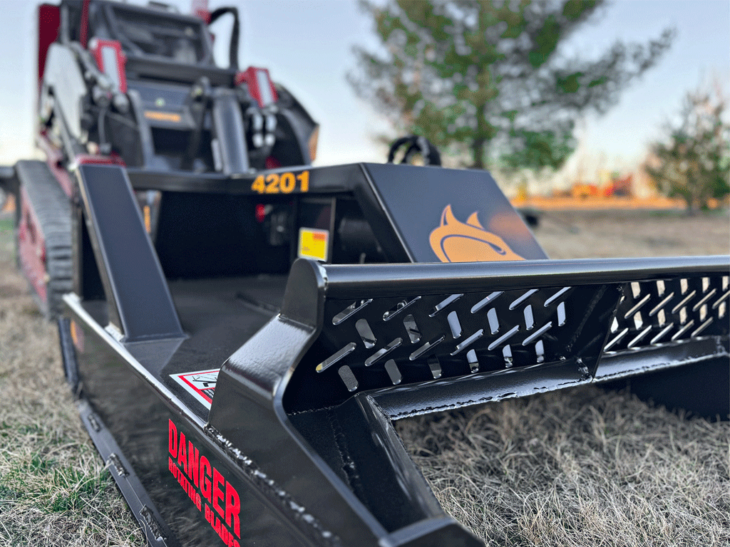 BRUSH WOLF Brush Cutter for Mini Loader