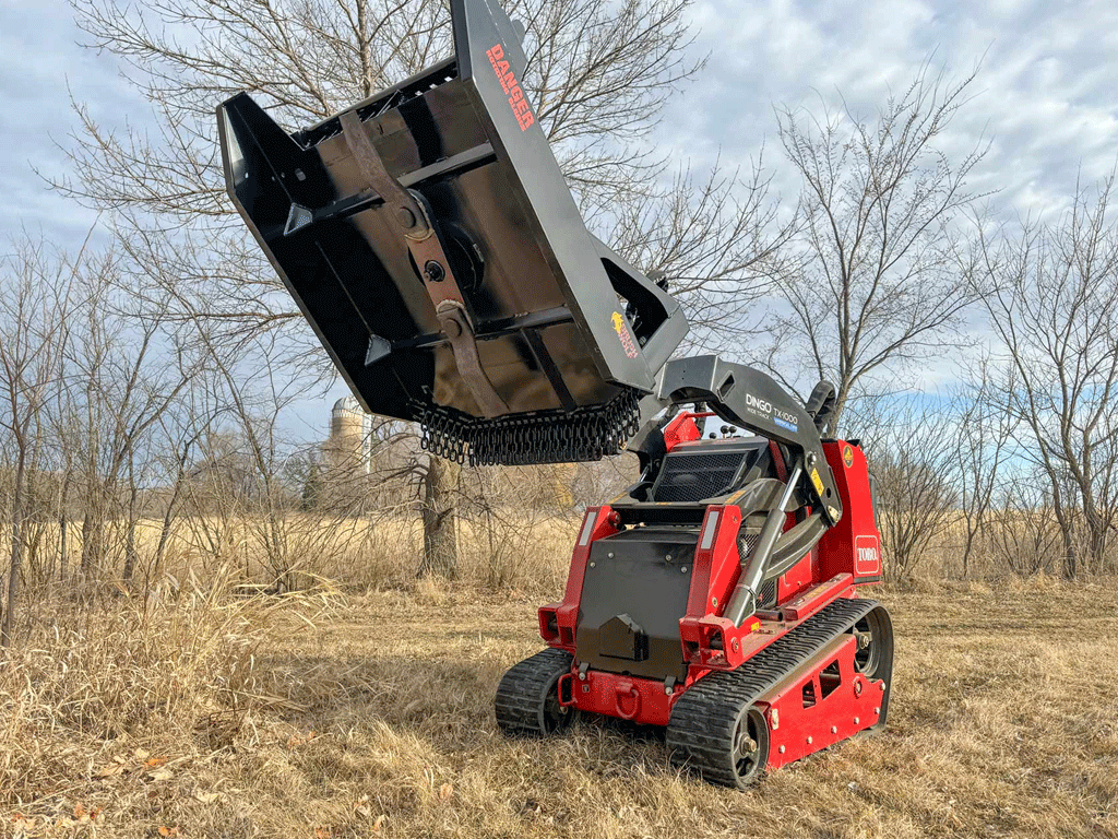 BRUSH WOLF Brush Cutter for Mini Loader