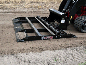 VIRNIG V20 land leveler for mini skid steer