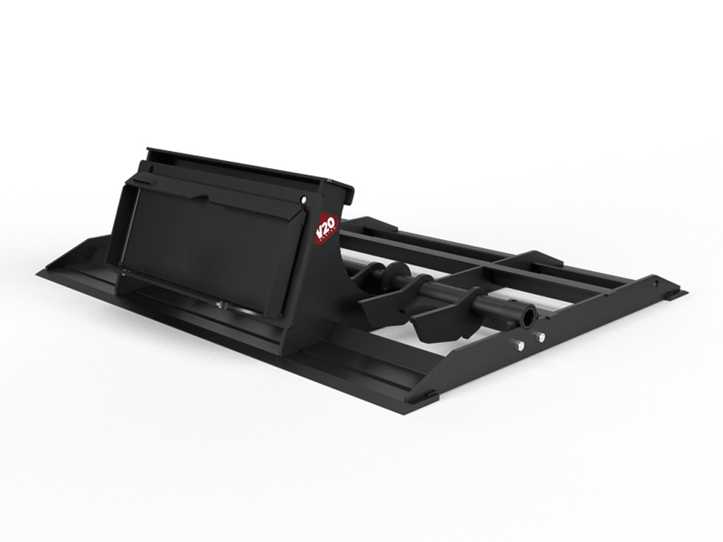 VIRNIG V20 land leveler for mini skid steer