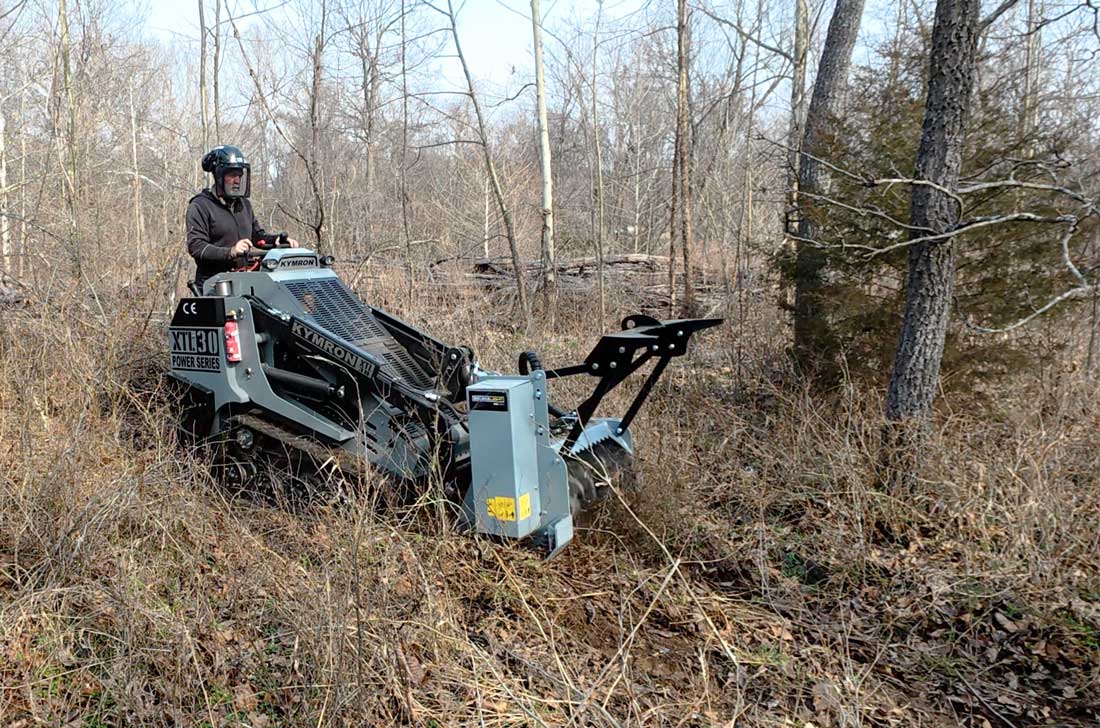 BaumaLight MS530M drum mulcher for Mini Loaders
