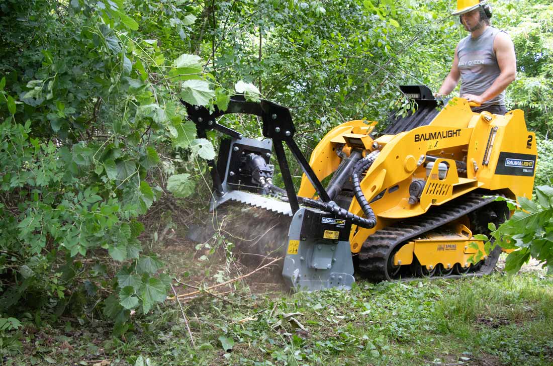 BaumaLight MS530M drum mulcher for Mini Loaders