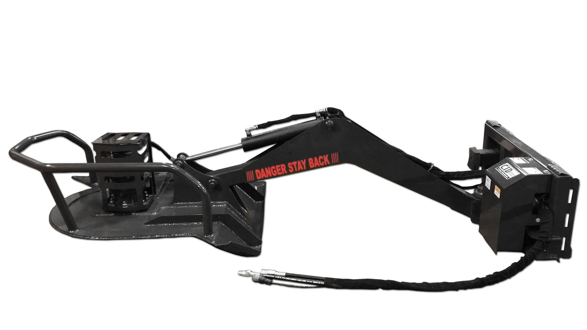 Desbrozadora con brazo oscilante CID para minicargadoras con motorreductor