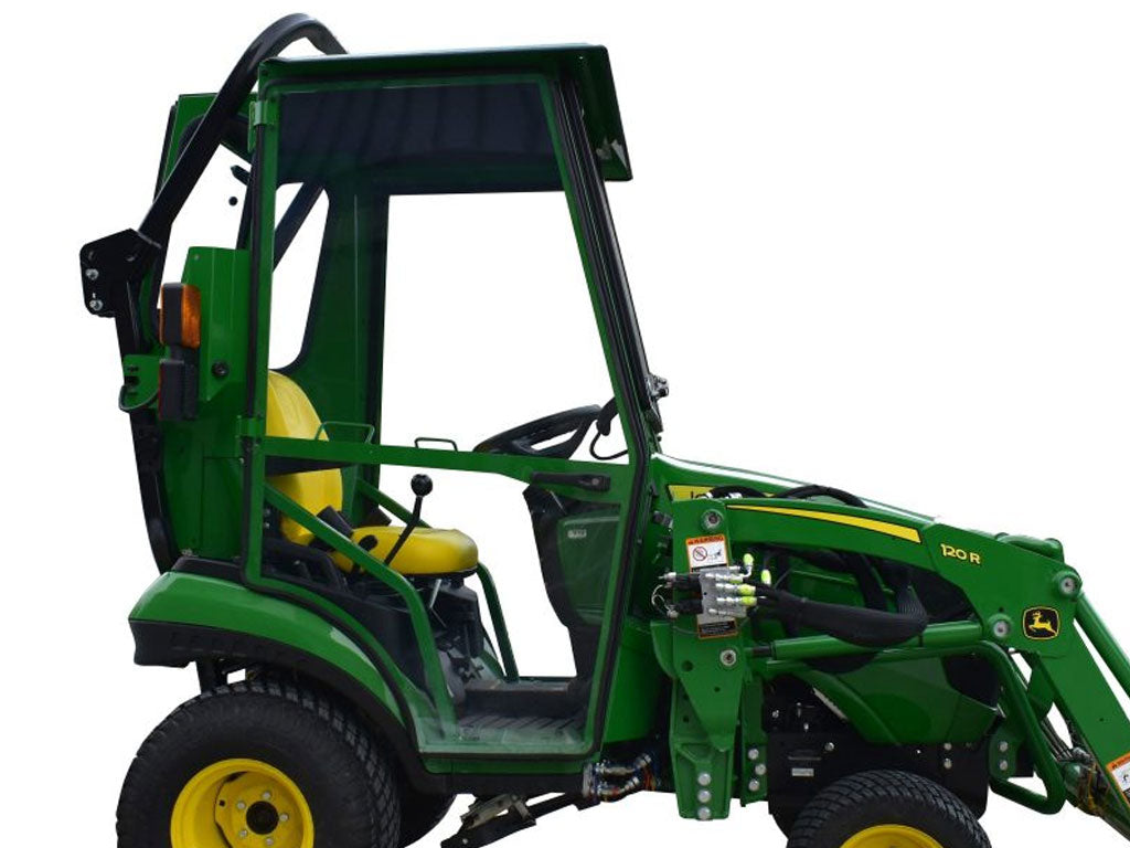 Curtis enclosed plus cab for John Deere 1023E / 1025R tractor