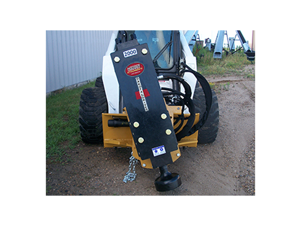 HAUGEN POST DRIVERS FOR SKID-STEERS