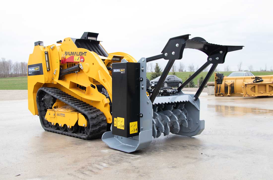 BaumaLight MS530M drum mulcher for Mini Loaders