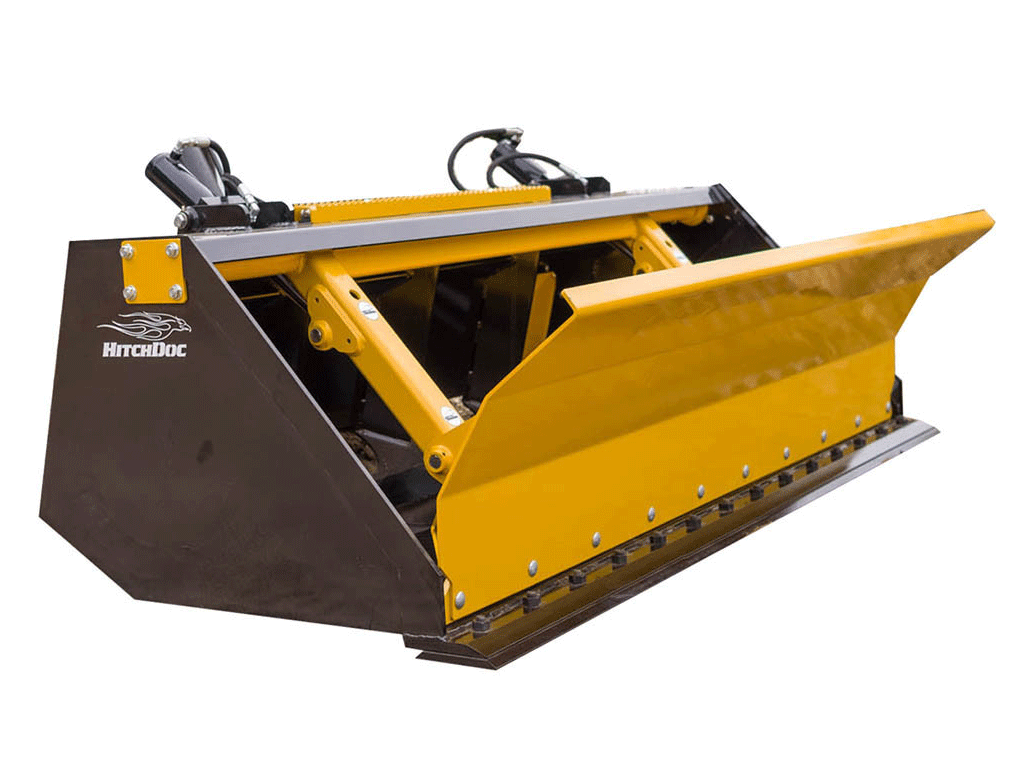 Cucharón de empuje HITCH-DOC para minicargadora