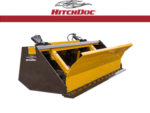 Cucharón de empuje HITCH-DOC para minicargadora