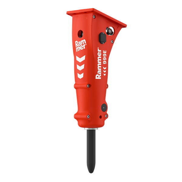 RAMMER Excellence series hydraulic hammers for compact excavators 7100 to 28700 lbs.