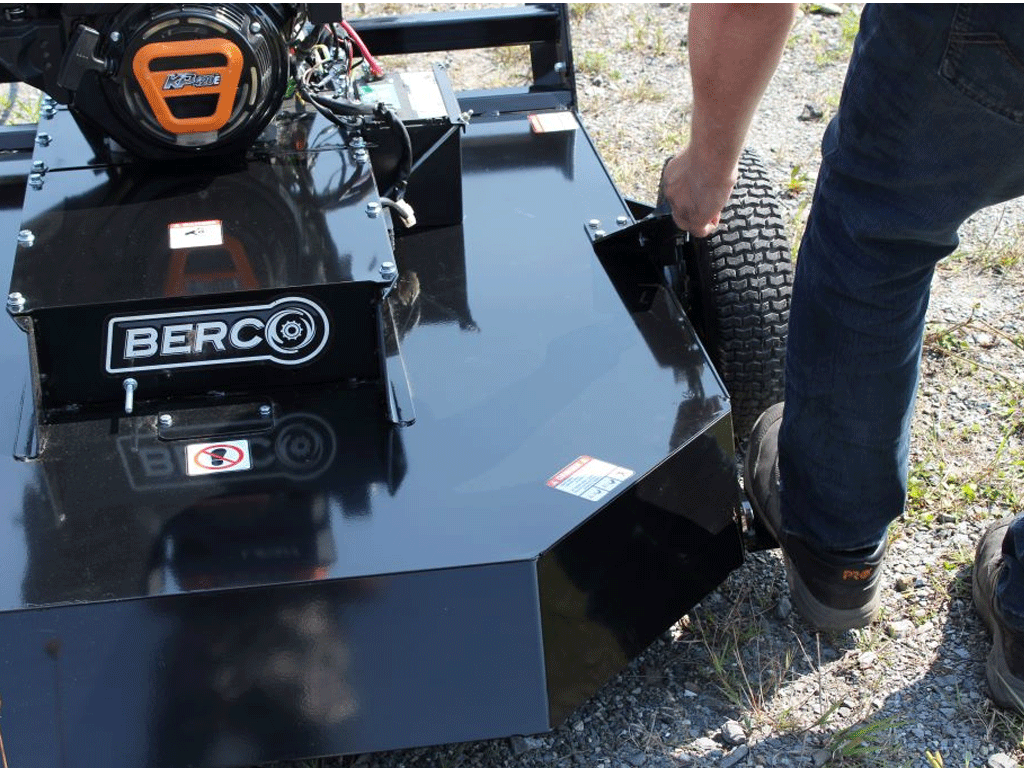 Bercomac 44" Rough Trail Cutter- manual lift for UTV and ATV's
