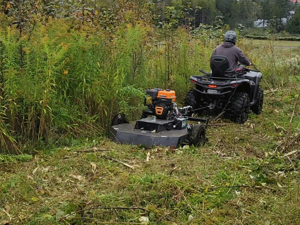 Bercomac 44" Rough Trail Cutter- manual lift for UTV and ATV's