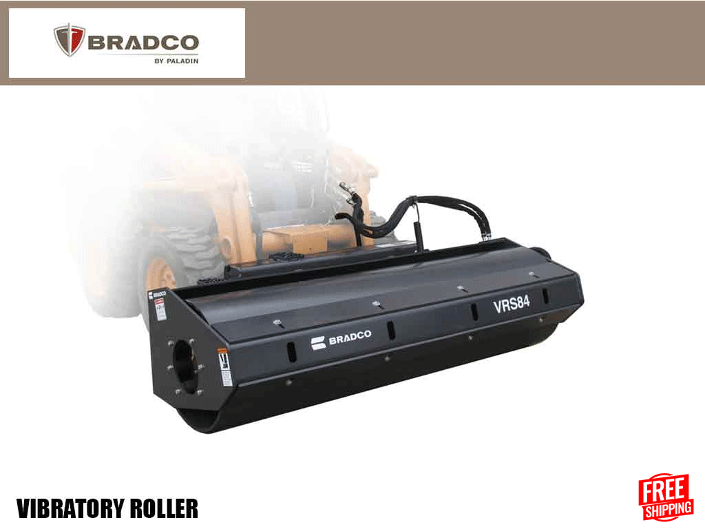 PALADIN / BRADCO vibratory roller for skid steer