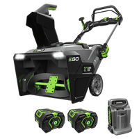 Quitanieves EGO Power Plus de 21" con potencia máxima y hoja de goma