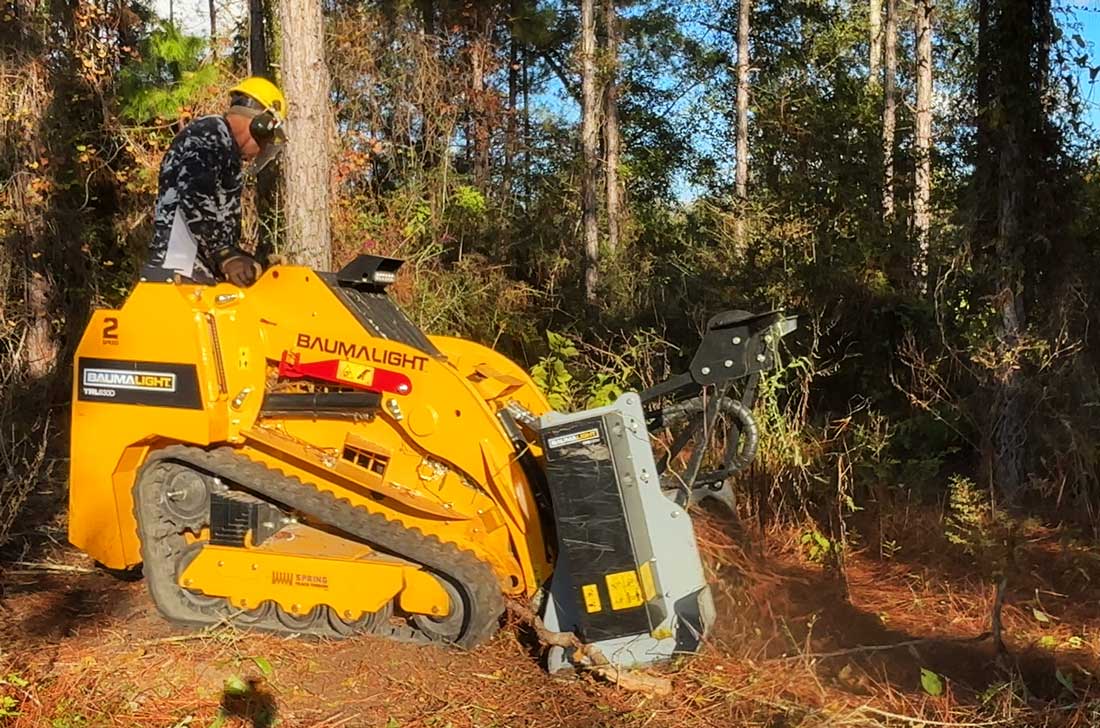 BaumaLight MS530M drum mulcher for Mini Loaders