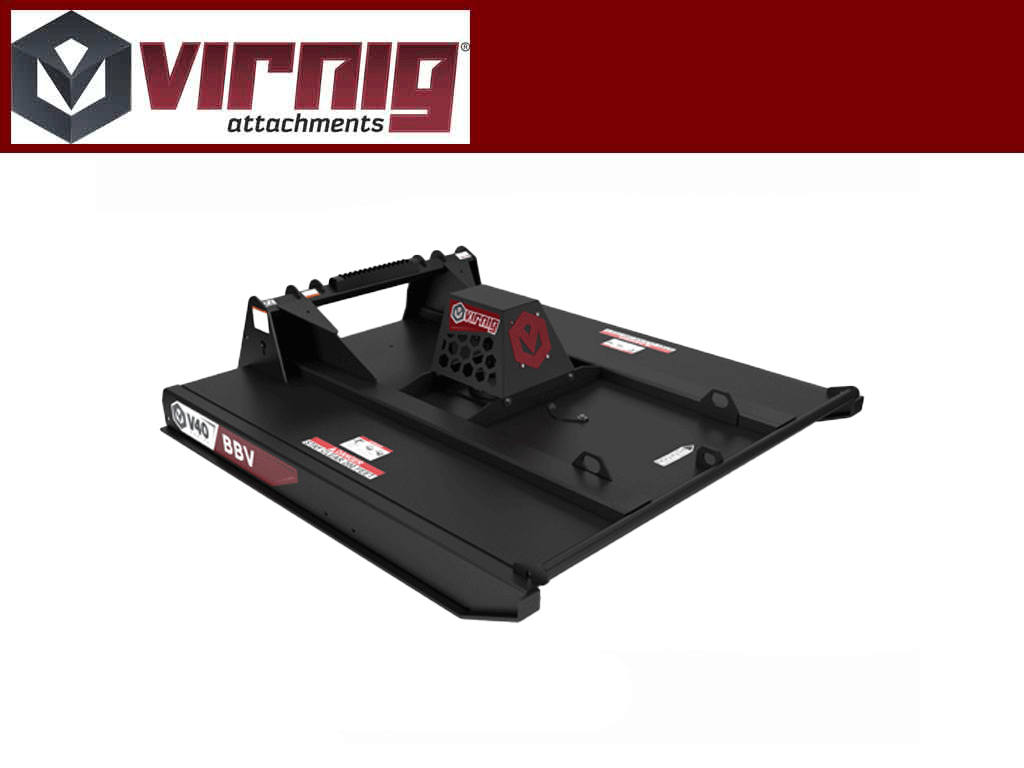 Virnig V40 Closed Front Rotary Brush Cutter for skid steers