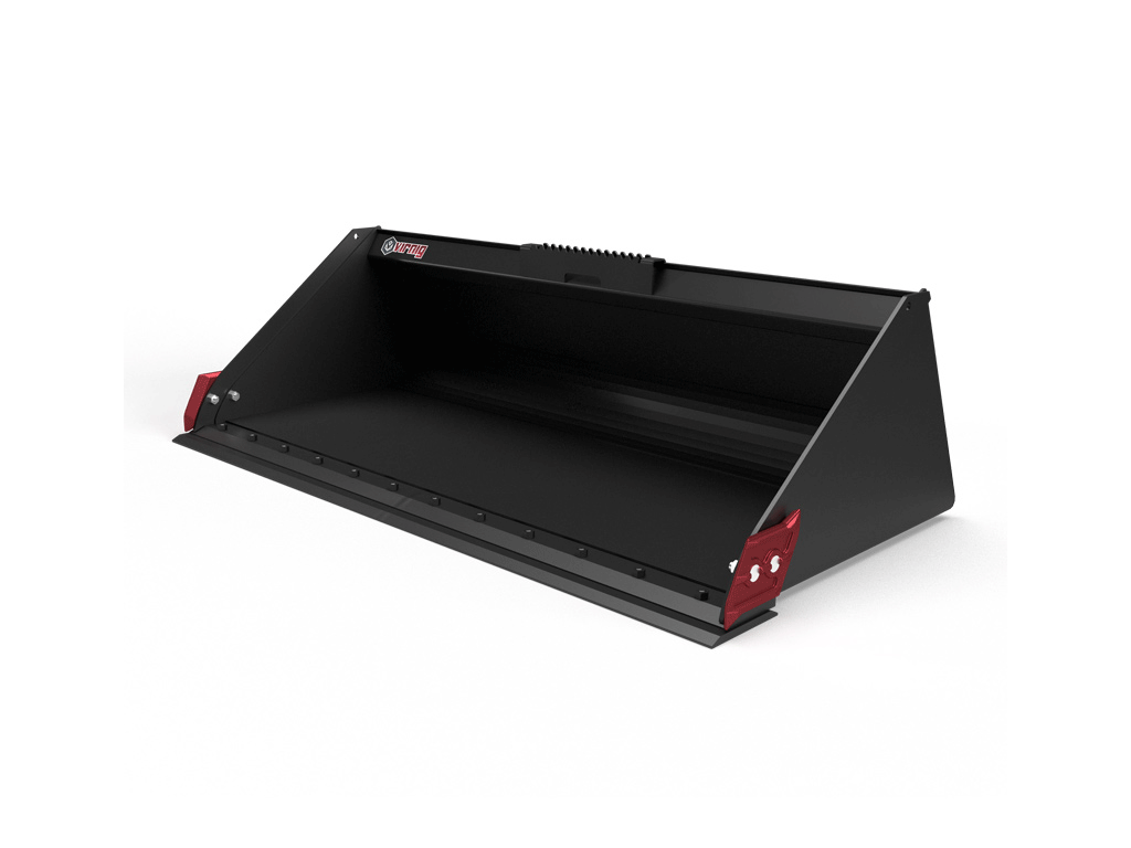 Virnig V50 Low Profile smooth edge and tooth Dirt Buckets for skid steer loaders