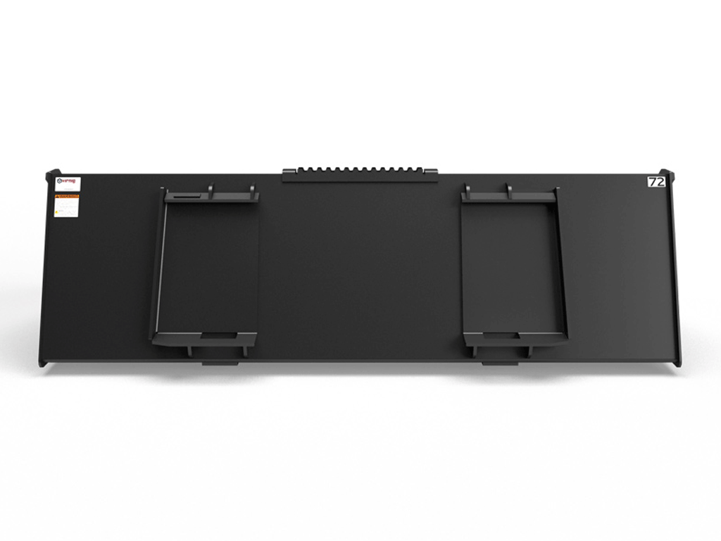 Virnig V50 Low Profile smooth edge and tooth Dirt Buckets for skid steer loaders