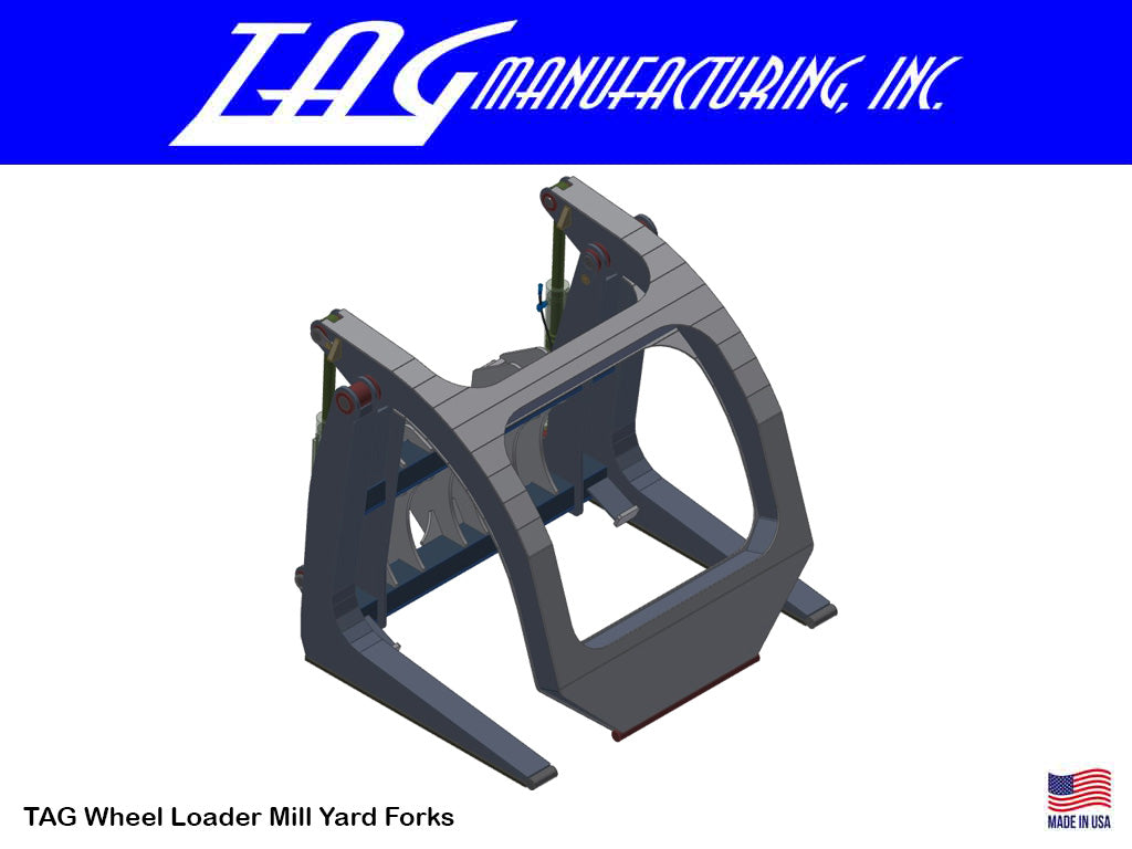 TAG Mill Yard Forks for Wheel Loaders