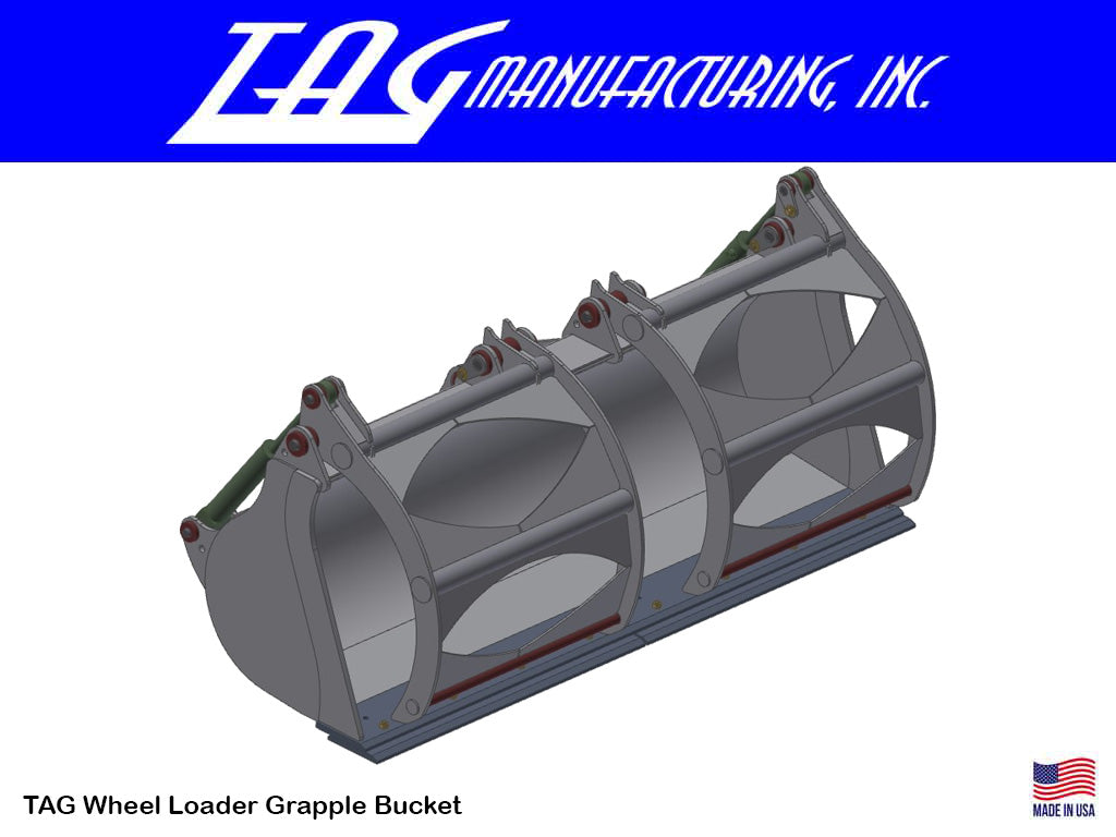 TAG Grapple Bucket for Wheel Loaders