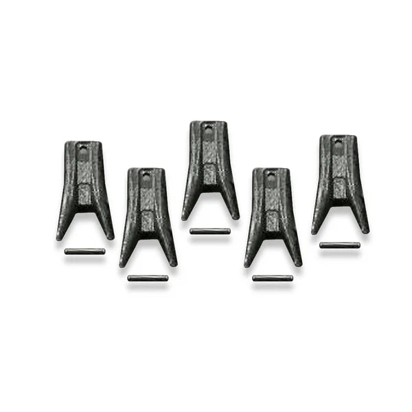 X156WT 5 PACK | Hensley 5 Packs of Bucket Teeth (twin Tiger)