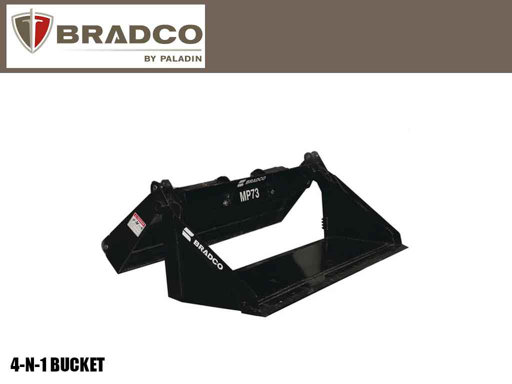 PALADIN / BRADCO 4-IN-1 multi-purpose bucket