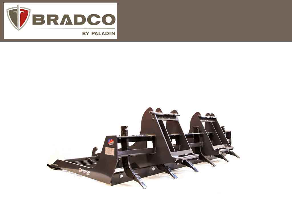 Escultura de terreno PALADIN / BRADCO para máquinas con acoplador de minicargadora universal