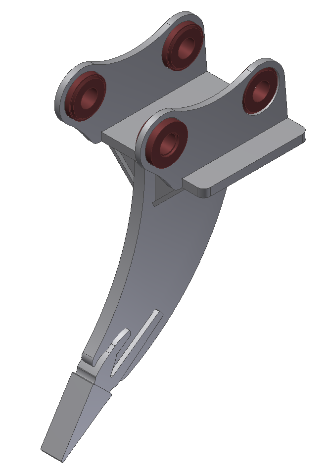 TAG Quick Coupler single shank ripper for excavator