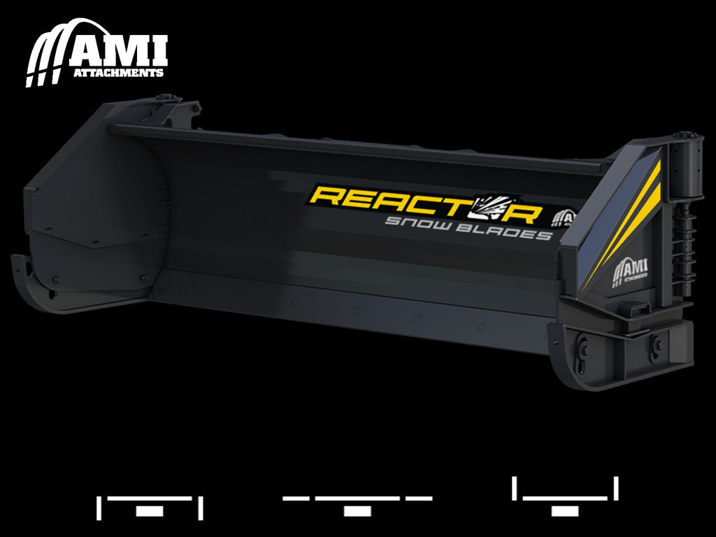 AMI REACTOR 3-N-1 trip edge Pusher blade with hose kit