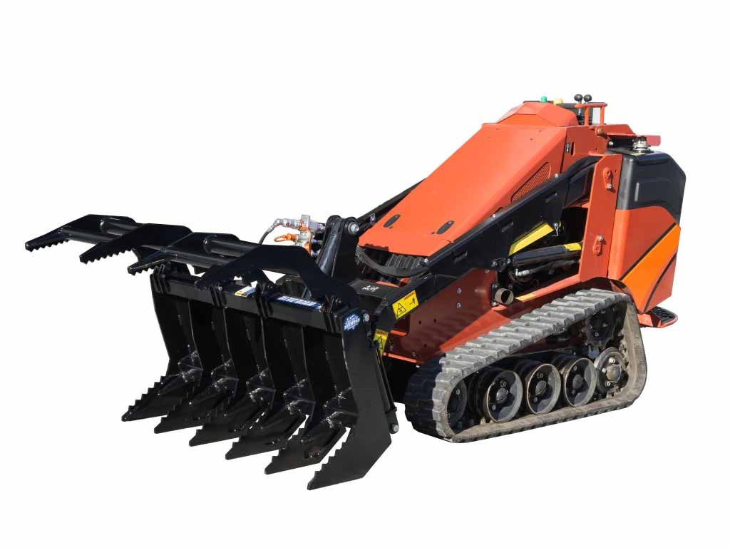 BLUE DIAMOND grapple rake for mini loader
