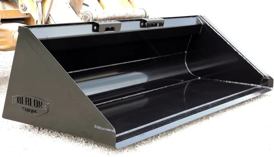 BERLON Heavy Duty extended lip bucket for skid steers