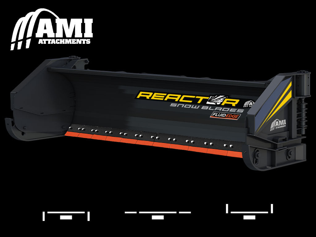 AMI REACTOR FLUID EDGE 3-IN-1 pusher blade with hose kit
