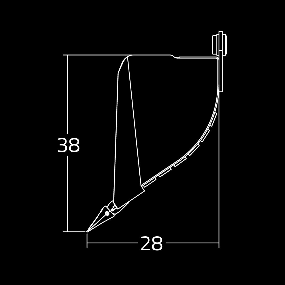 WAIN ROY Straight Wall Dirt Buckets for Tractor Loader Backhoes up to 16,000 lbs.