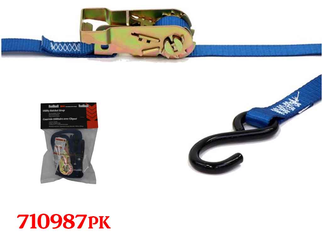 LIQUIDACIÓN - Correa de sujeción con trinquete de alta resistencia de 1 pulgada x 6 pies