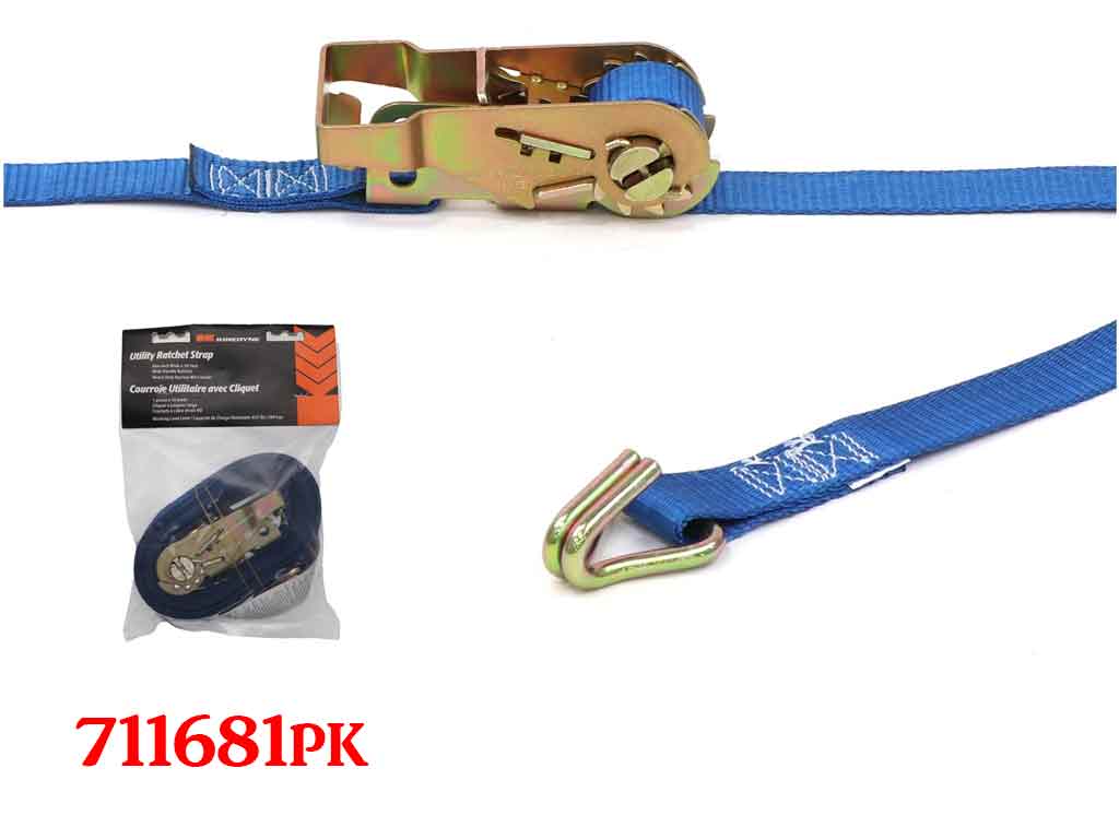 LIQUIDACIÓN - Correa de sujeción con trinquete de alta resistencia de 1 pulgada x 6 pies