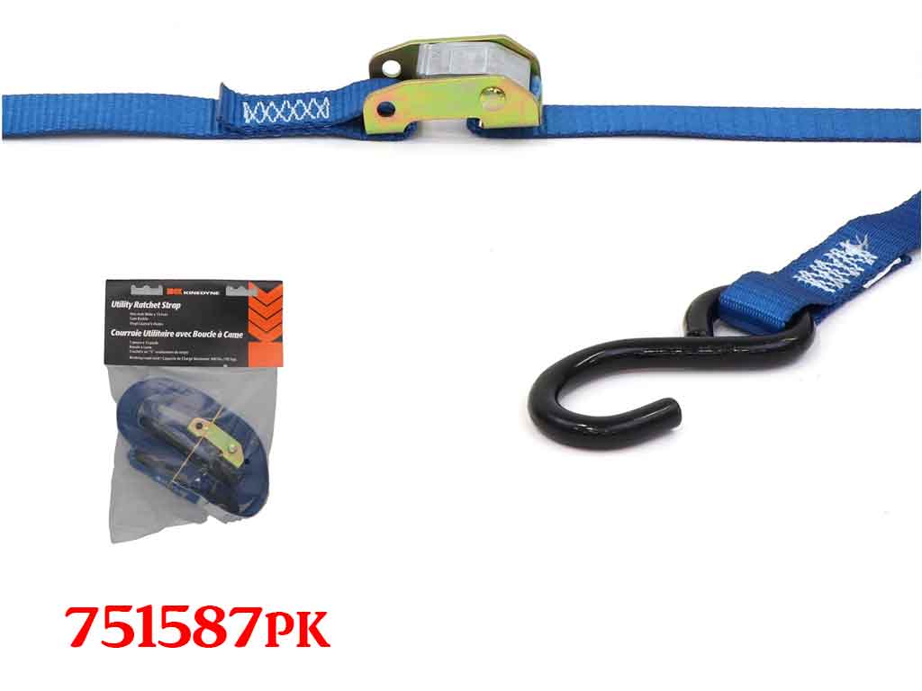 LIQUIDACIÓN - Correa de sujeción con trinquete de alta resistencia de 1 pulgada x 6 pies