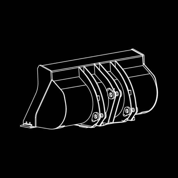 WAIN ROY Wheel Loader bucket, class 6 (4.00 - 4.50 cu. yd.)