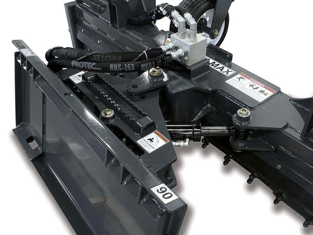 Virnig Power Rake for skid steer loaders