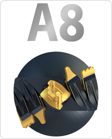 BROCAS PARA ROCA Y PROPÓSITO GENERAL DIGGA A8, RC8 - 20000 A 30000 LB