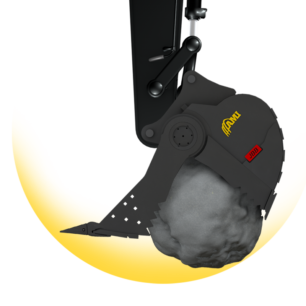 AMI JAWBONE jaw bucket for mini excavators