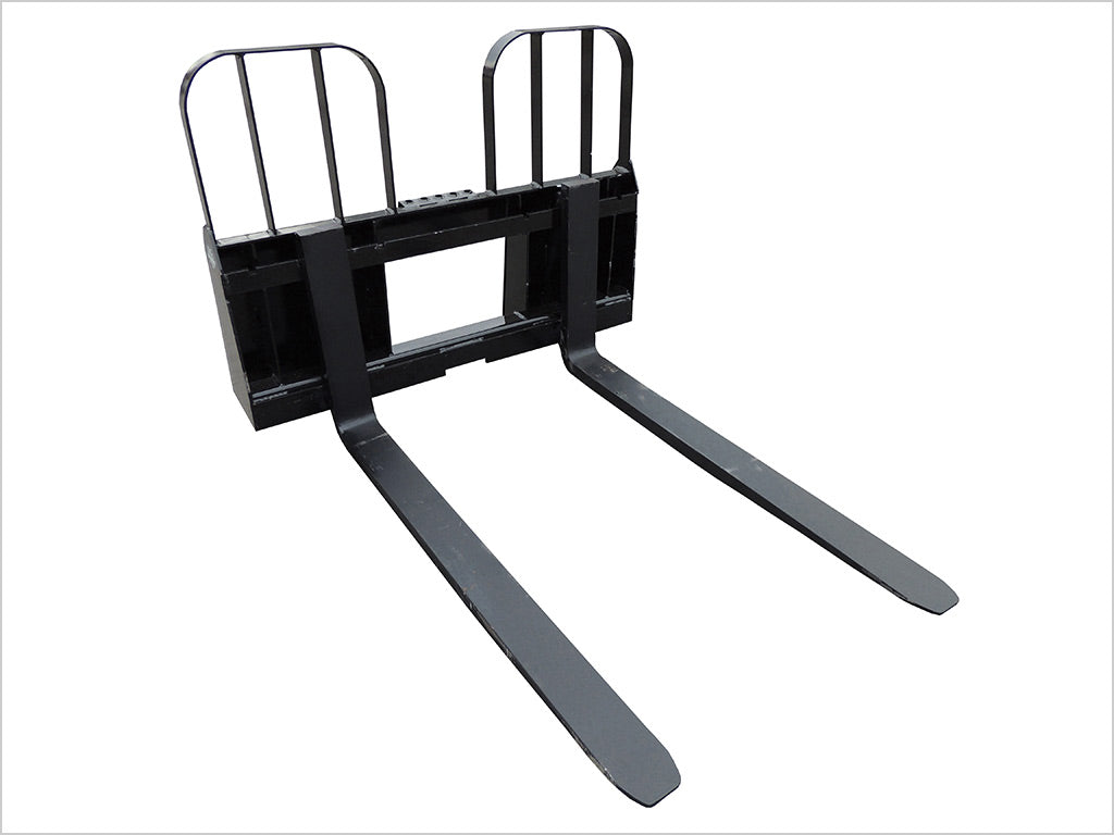 BLUE DIAMOND WALK THROUGH pallet forks for skid steer loader