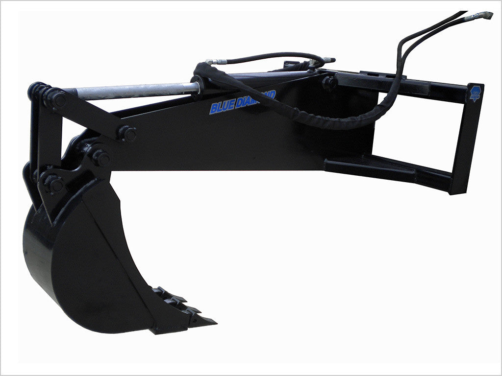BLUE DIAMOND BACKHOE ATTACHMENT, NO BUCKET