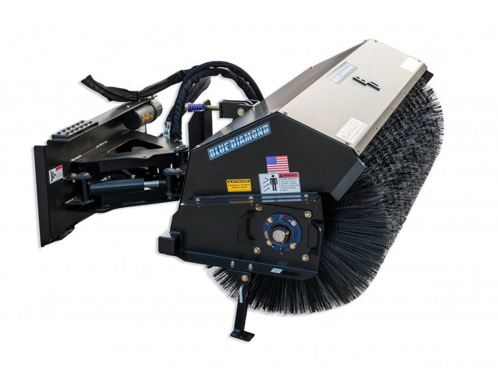 BLUE DIAMOND angle severe duty broom skid steer