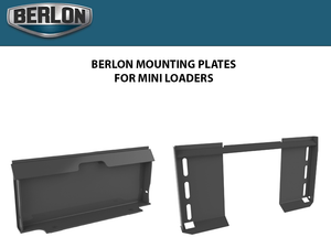 BERLON Mounting Plates for Mini Loaders
