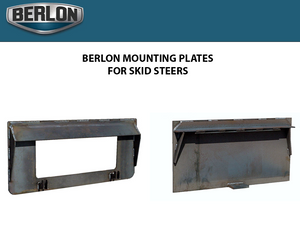 BERLON Mounting Plates for skid steer loaders