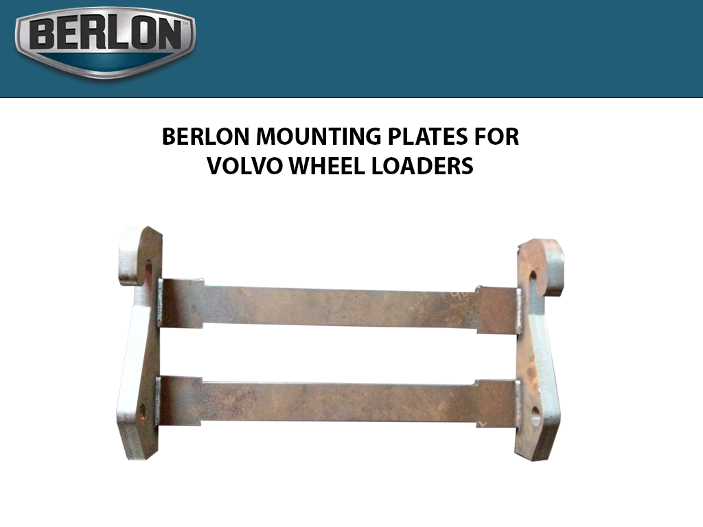 BERLON Mounting Plates for Volvo Wheel Loaders