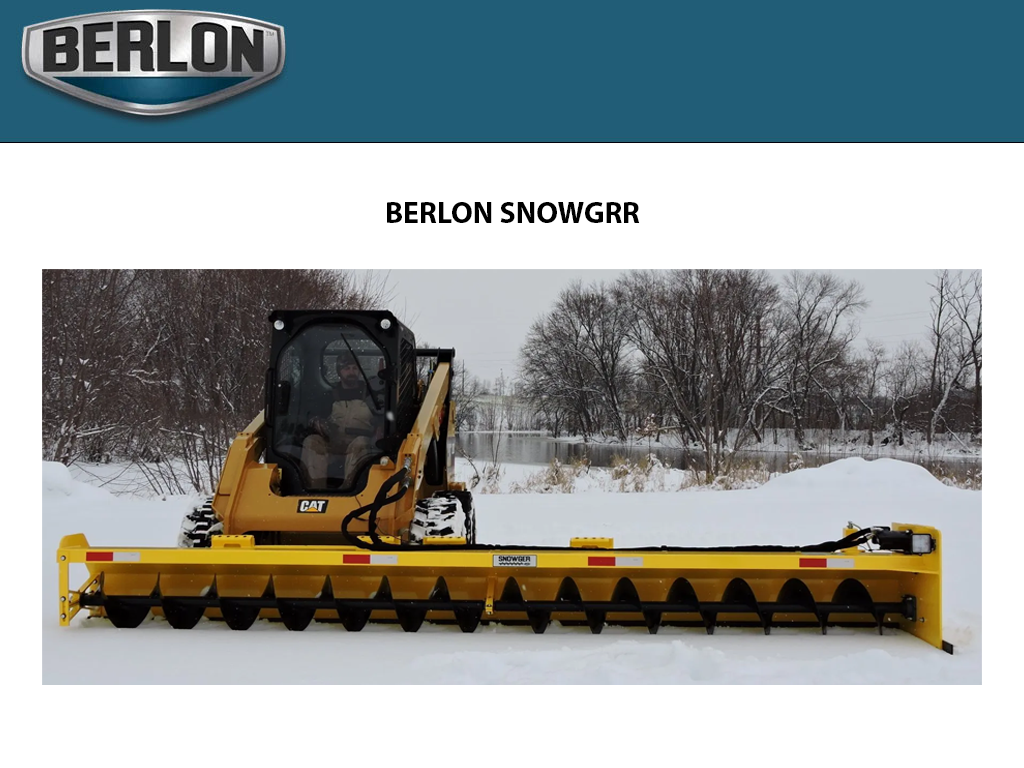 BERLON Snowgrr Snow Removal Attachment