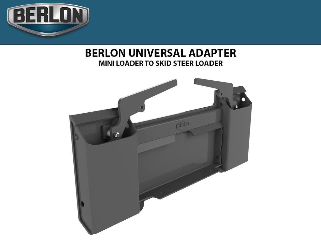 BERLON Universal Adapter Mini loader to Skid Steer Loader