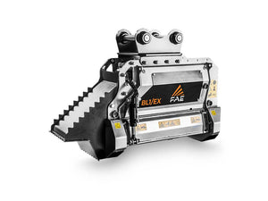 Trituradora forestal FAE BL1/EX-BL1/EX/VT con limitador de mordida para miniexcavadoras, 8000 - 15000 lbs.