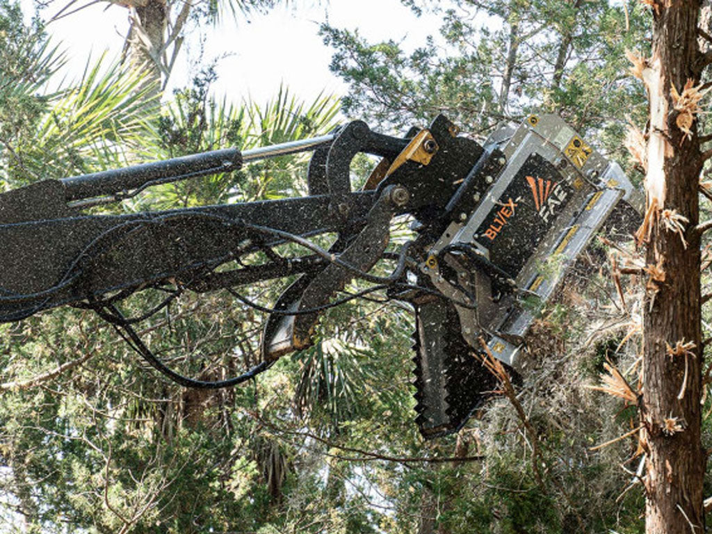 Trituradora forestal FAE BL1/EX-BL1/EX/VT con limitador de mordida para miniexcavadoras, 8000 - 15000 lbs.